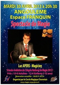 稀有法国近景魔术教学_Spectacle_de_Magie_by_Luc_Apers 图1