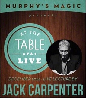 2014 At the Table Live Lecture starring Jack Carpenter